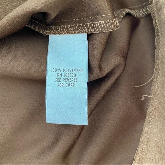 Drapers & Damons Faux Suede 3 Piece Chocolate Rust Purple Pants Set Size XL - Picture 15 of 16